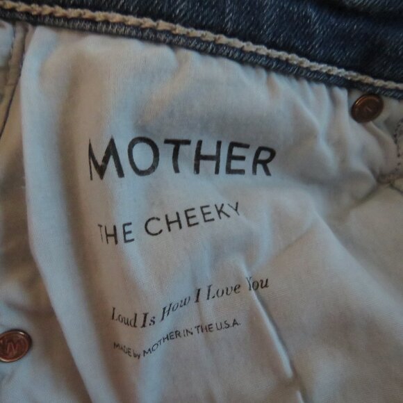 MOTHER The Cheeky Jeans in Loud Is How I Love High Rise - Size 26 - Picture 15 of 15